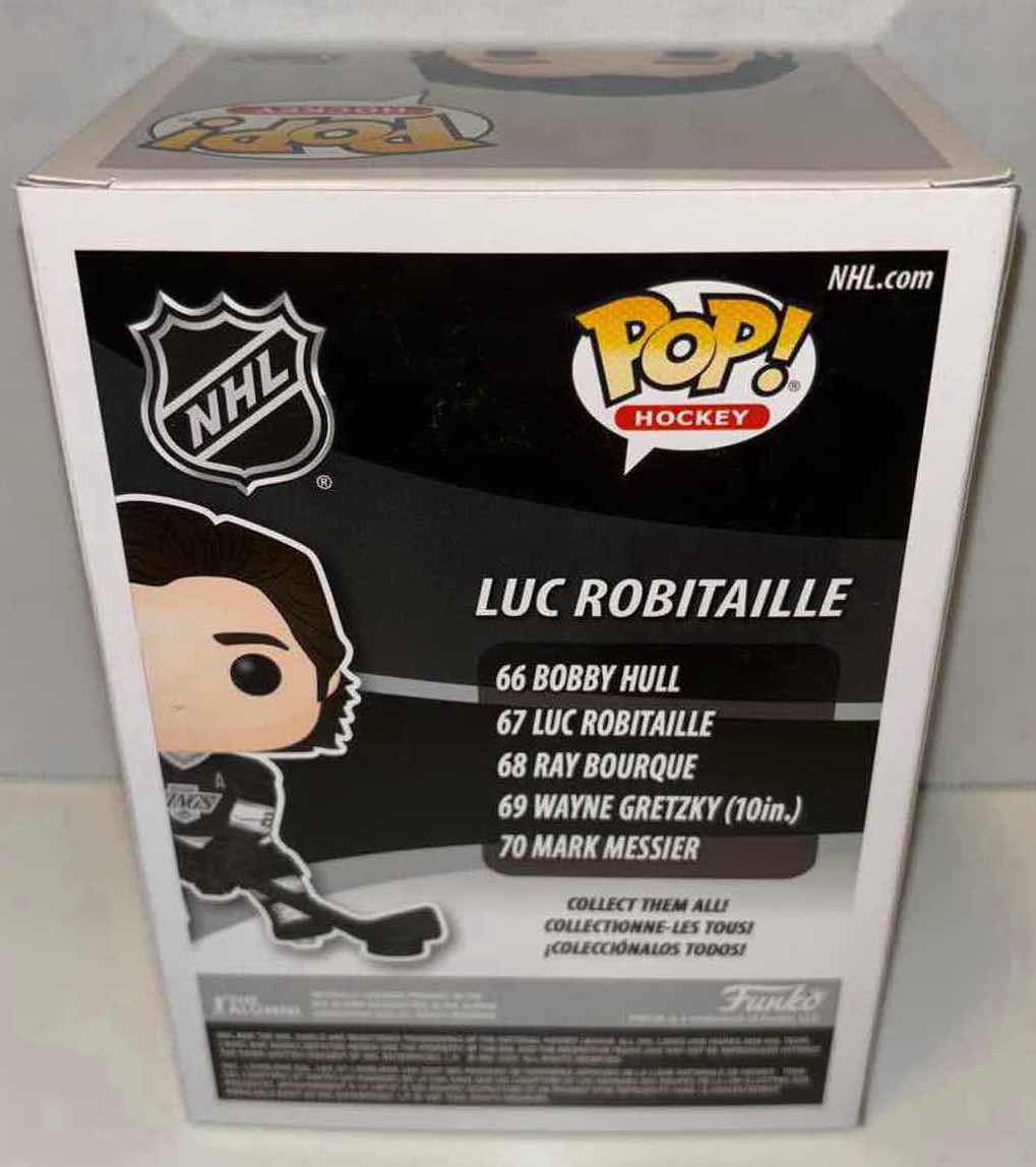 Photo 1 of NEW FUNKO POP! HOCKEY VINYL FIGURE, NHL LOS ANGELES KINGS #67 LUC ROBITAILLE