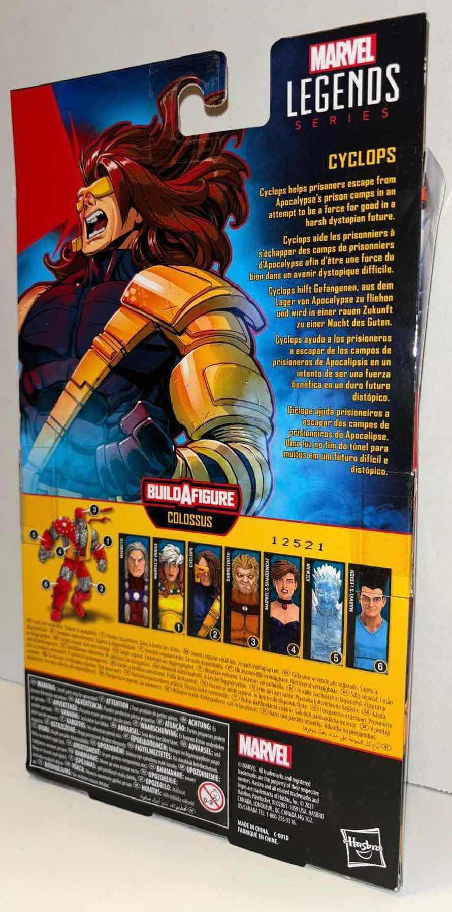 Photo 1 of  NEW HASBRO MARVEL LEGENDS SERIES ACTION FIGURE & ACCESSORIES, AGE OF THE APOCALYPSE X-MEN “CYCLOPS”