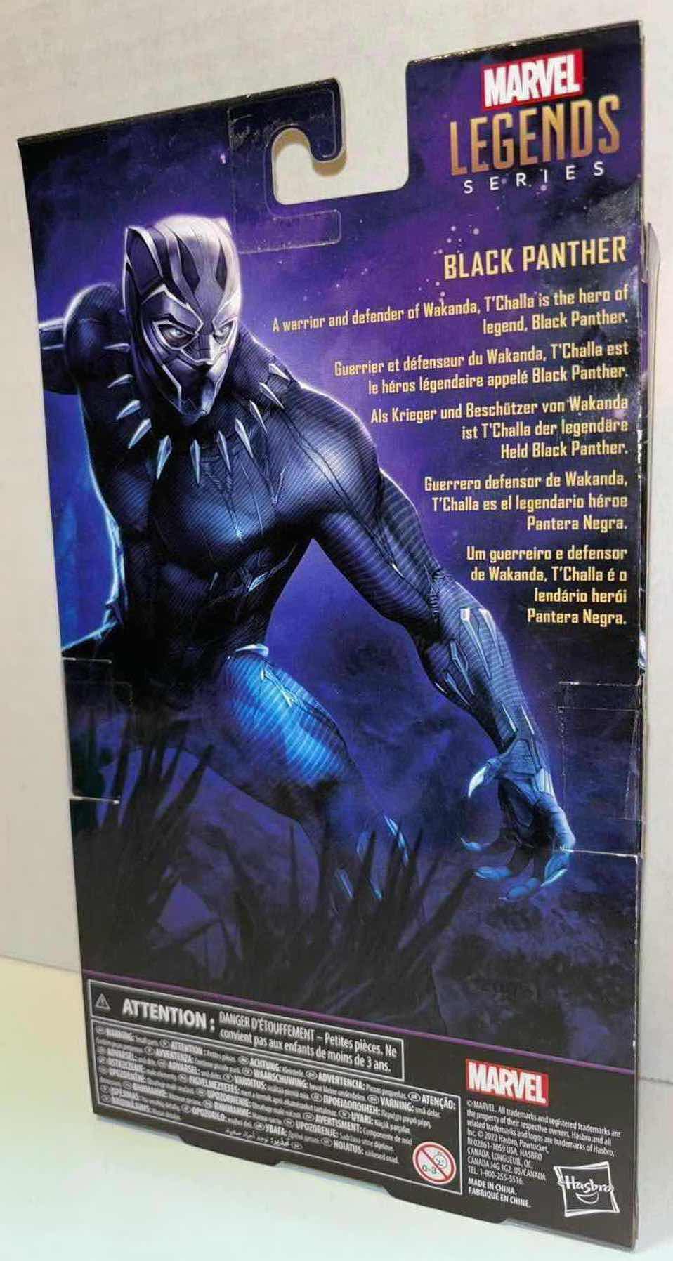 Photo 1 of NEW HASBRO LEGENDS SERIES ACTION FIGURE & ACCESSORIES, MARVEL STUDIOS BLACK PANTHER “BLACK PANTHER”