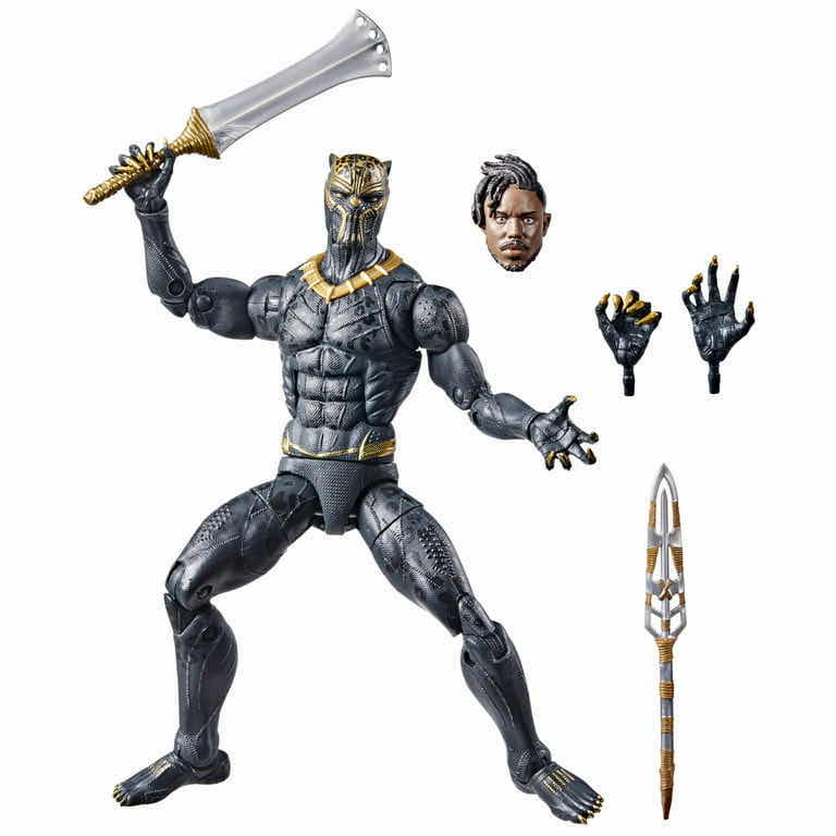 Photo 1 of NEW HASBRO LEGENDS SERIES ACTION FIGURE & ACCESSORIES, MARVEL STUDIOS BLACK PANTHER “ERIK KILLMONGER”