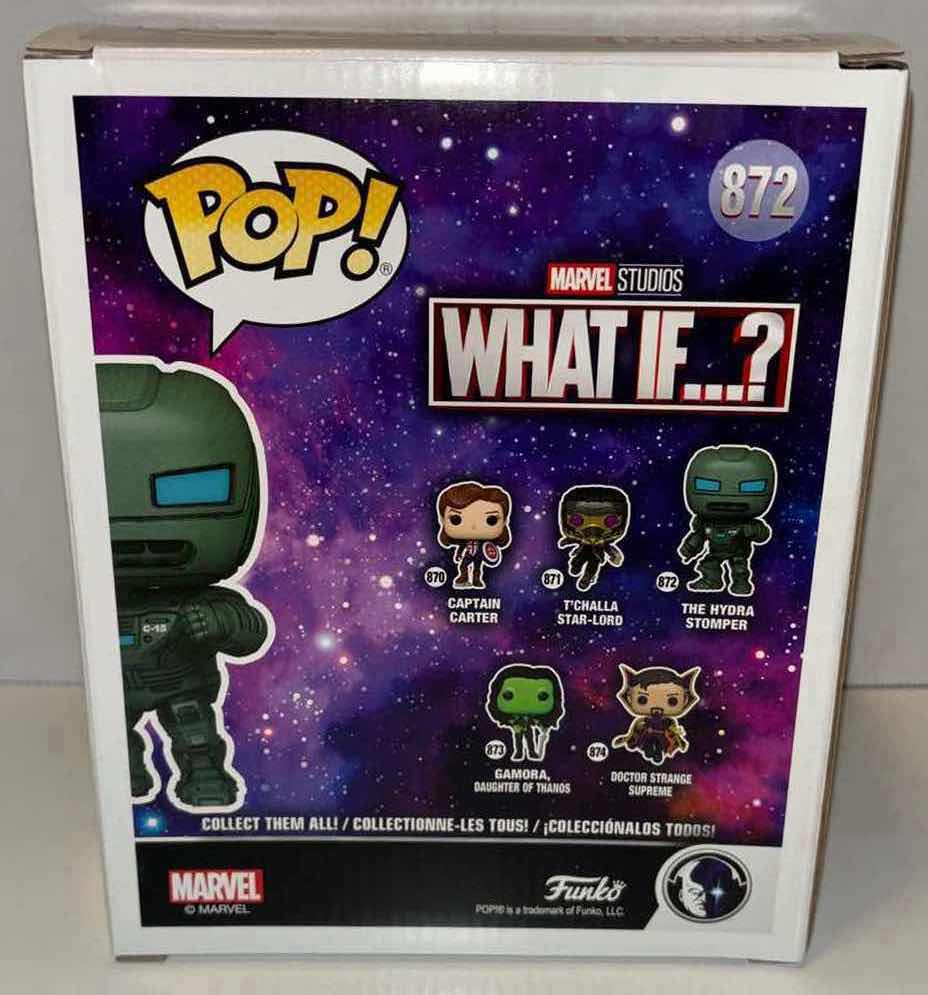 Photo 1 of NEW FUNKO POP! MARVEL STUDIOS WHAT IF…? 6” VINYL BOBBLEHEAD FIGURE, #872 THE HYDRA STOMPER