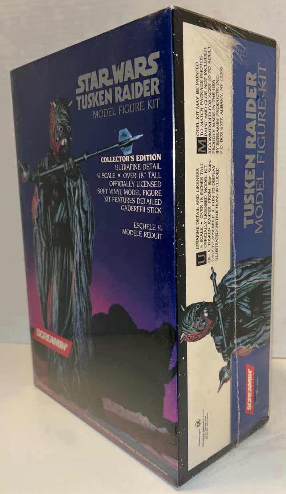 Photo 1 of BRAND NEW SCREAMIN’ 1995 COLLECTORS EDITION MODEL FIGURE KIT, STAR WARS “TUSKEN RAIDER” (1/4 SCALE, 18” TALL)