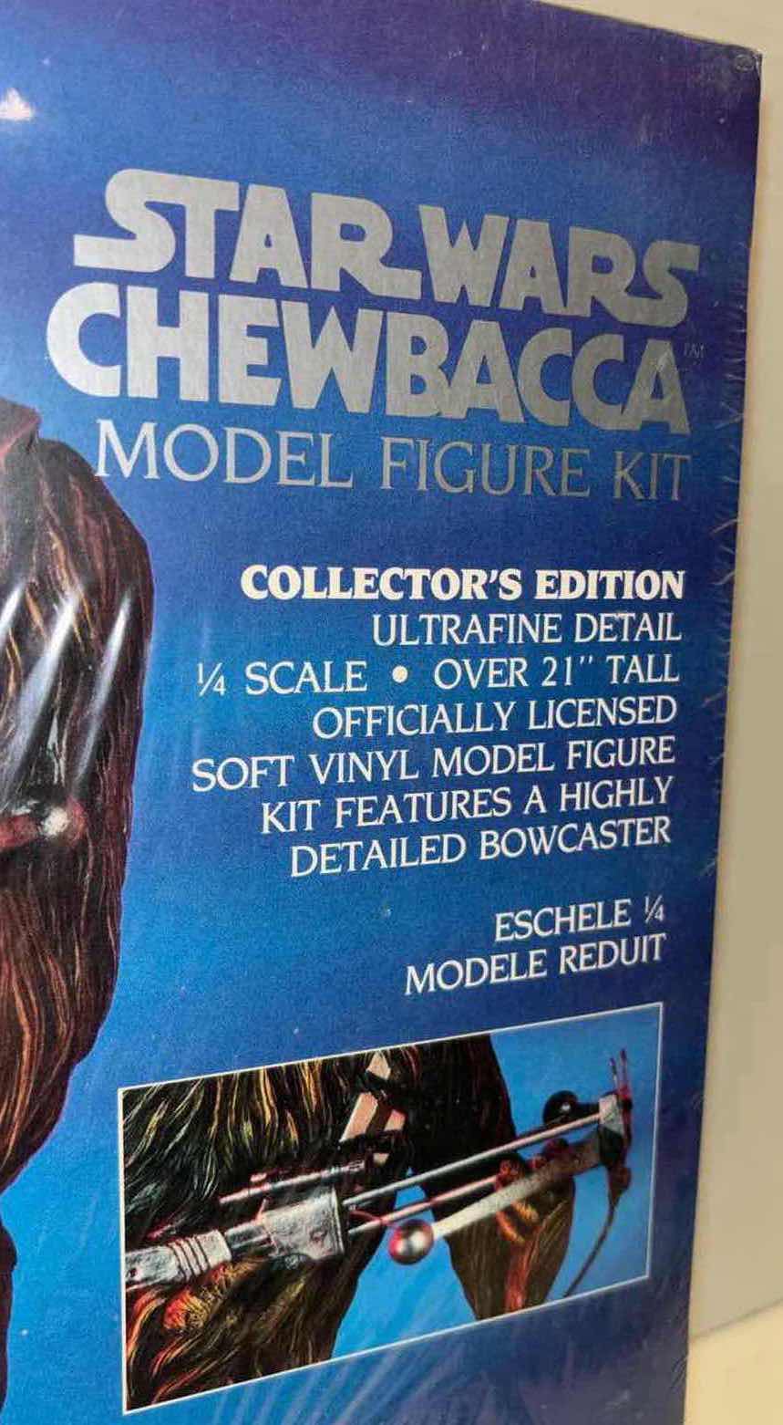 Photo 4 of BRAND NEW SCREAMIN’ 1994 COLLECTORS EDITION MODEL FIGURE KIT, STAR WARS “CHEWBACCA” (1/4 SCALE, 21” TALL)
