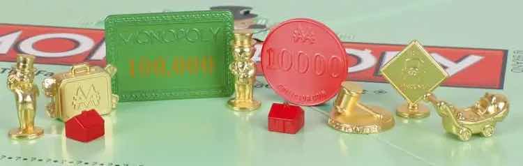 Photo 1 of NEW HASBRO BASIC FUN! MONOPOLY SURPRISE COMMUNITY CHEST (10 PCS)