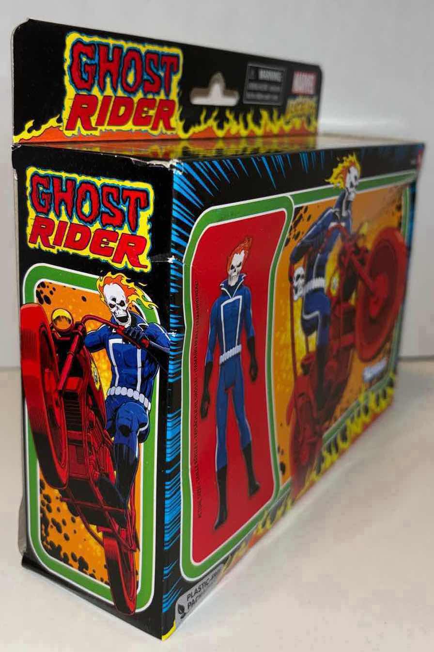 Photo 1 of NEW HASBRO KENNER MARVEL LEGENDS GHOST RIDER FIGURE & MOTORCYCLE