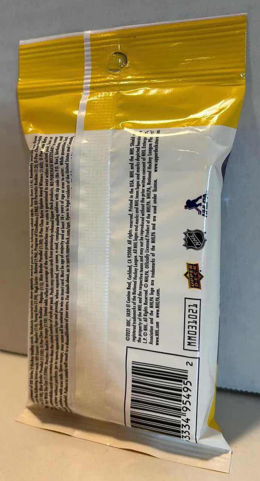 Photo 1 of NEW FACTORY SEALED UPPER DECK 2020-2021 HOCKEY SERIES 2 JUMBO FAT PACK (32 CARDS)