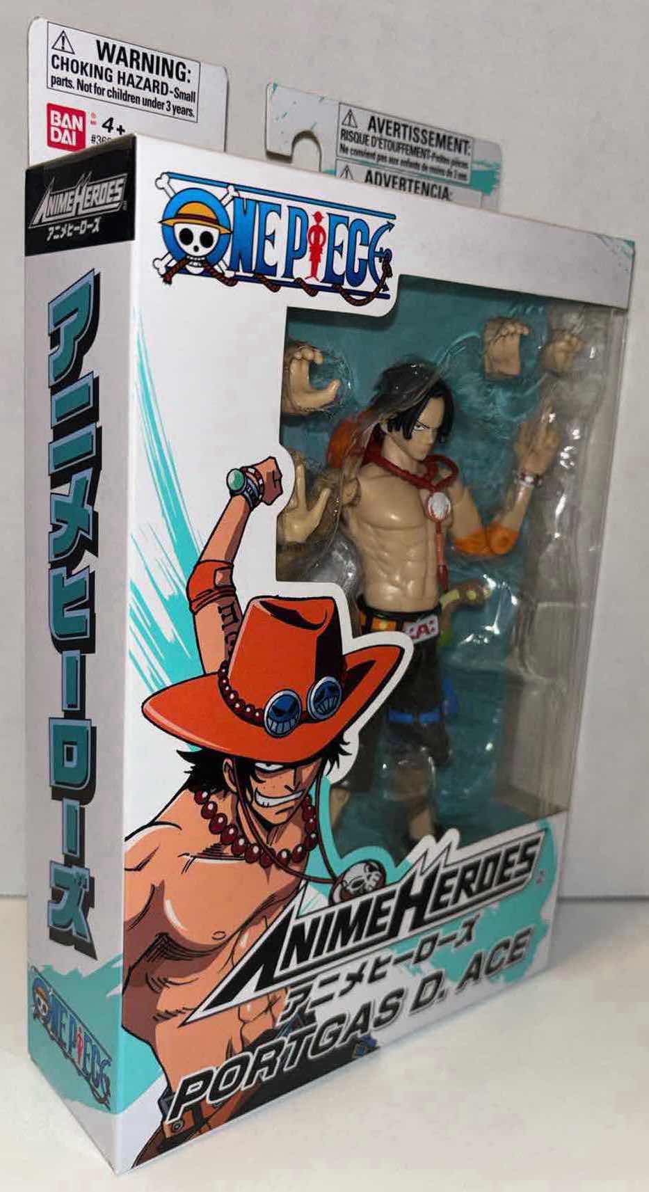 Photo 3 of NEW BANDAI ANIME HEROES ONE PIECE ACTION FIGURE & ACCESSORIES, “PORTGAS D. ACE”