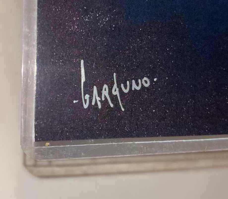 Photo 1 of VICTOR GARDUNO “CRIMSON BRAWLER” 11” x 17” INFINITY GLOSS UNFRAMED PRINT W EMBOSSED SEAL, DIGITAL SIGNATURE & OFFICIAL SIGNATURE W COA INCLUDED, STORED IN A RIGID PRINT PROTECTOR SLEEVE