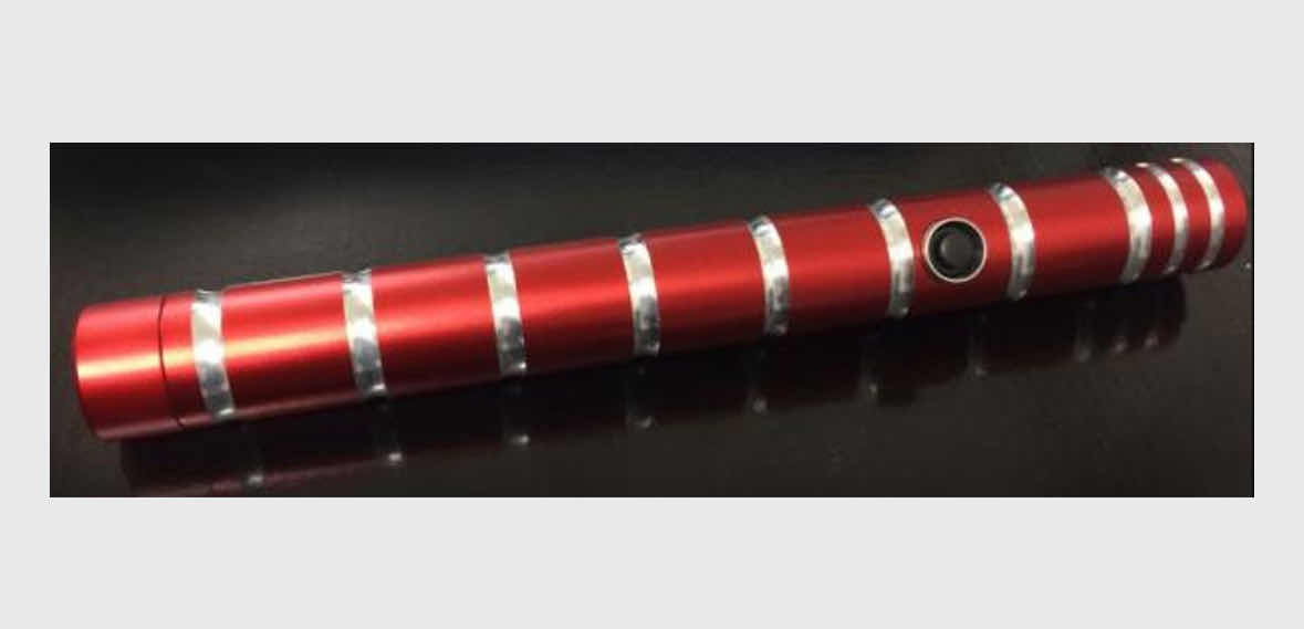 Photo 1 of NEW 48" RED ALUMINUM COLOR CHANGING LIGHT SWORD SABER, LED: RED GREEN BLUE (201RDS)
