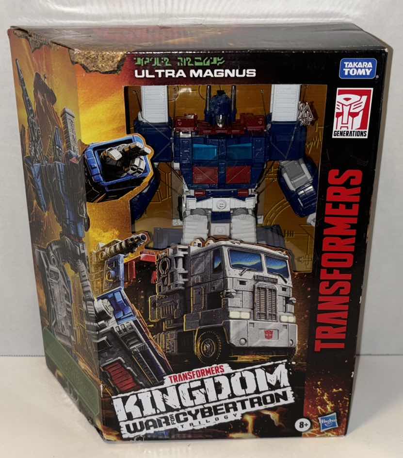 Photo 1 of $65 NEW HASBRO TAKARA TOMY TRANSFORMERS KINGDOM WAR FOR CYBERTRON TRILOGY ACTION FIGURE, “ULTRA MAGNUS”
