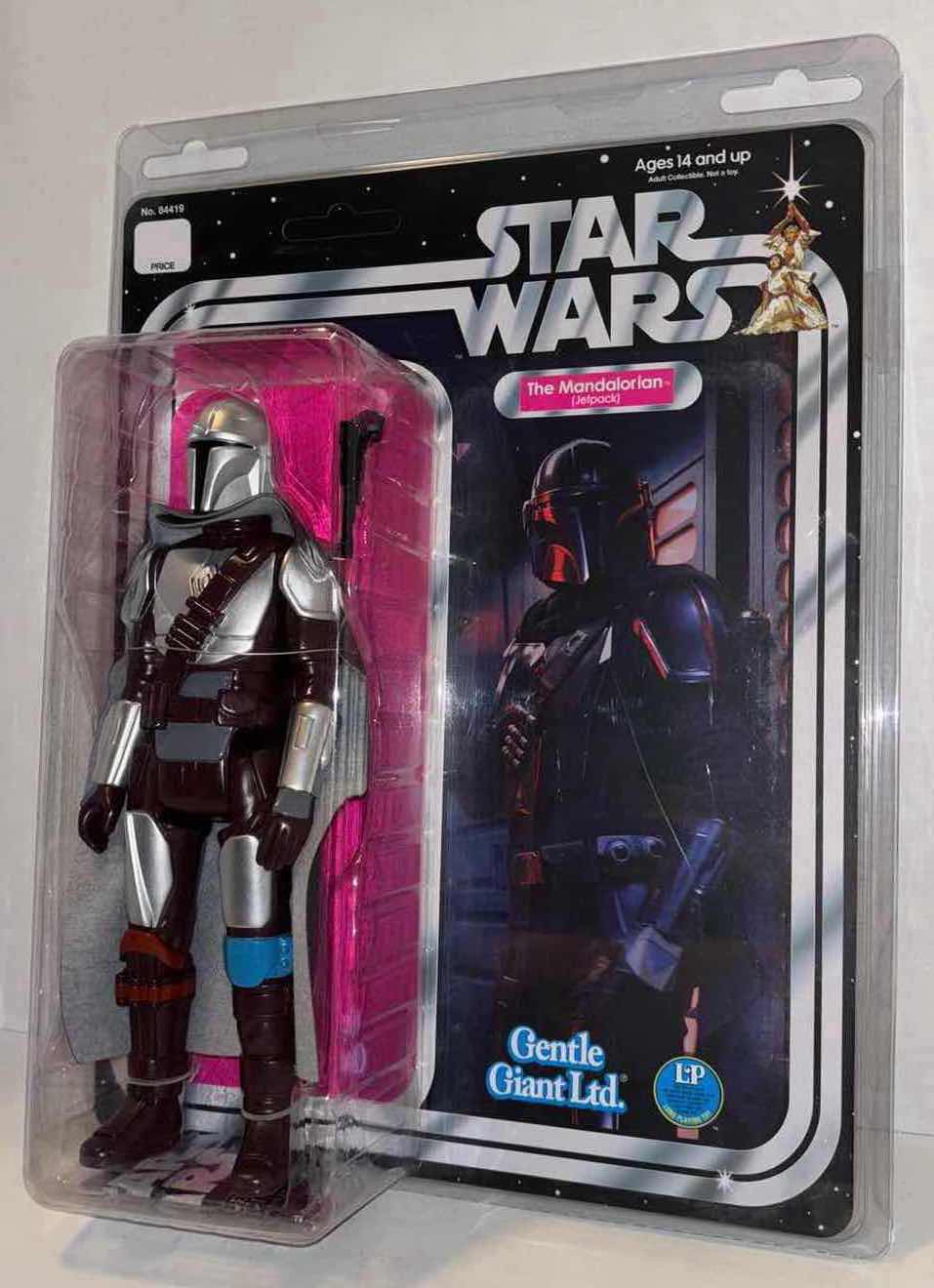 Photo 1 of NEW HASBRO GENTLE GIANT LTD STAR WARS 12” JUMBO ACTION FIGURE W ACCESSORIES, “THE MANDALORIAN (JETPACK)”