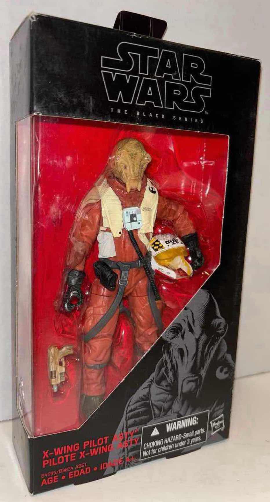 Photo 1 of NEW HASBRO 2015 STAR WARS THE BLACK SERIES ACTION FIGURE & ACCESSORIES, “X-WING PILOT ASTY”