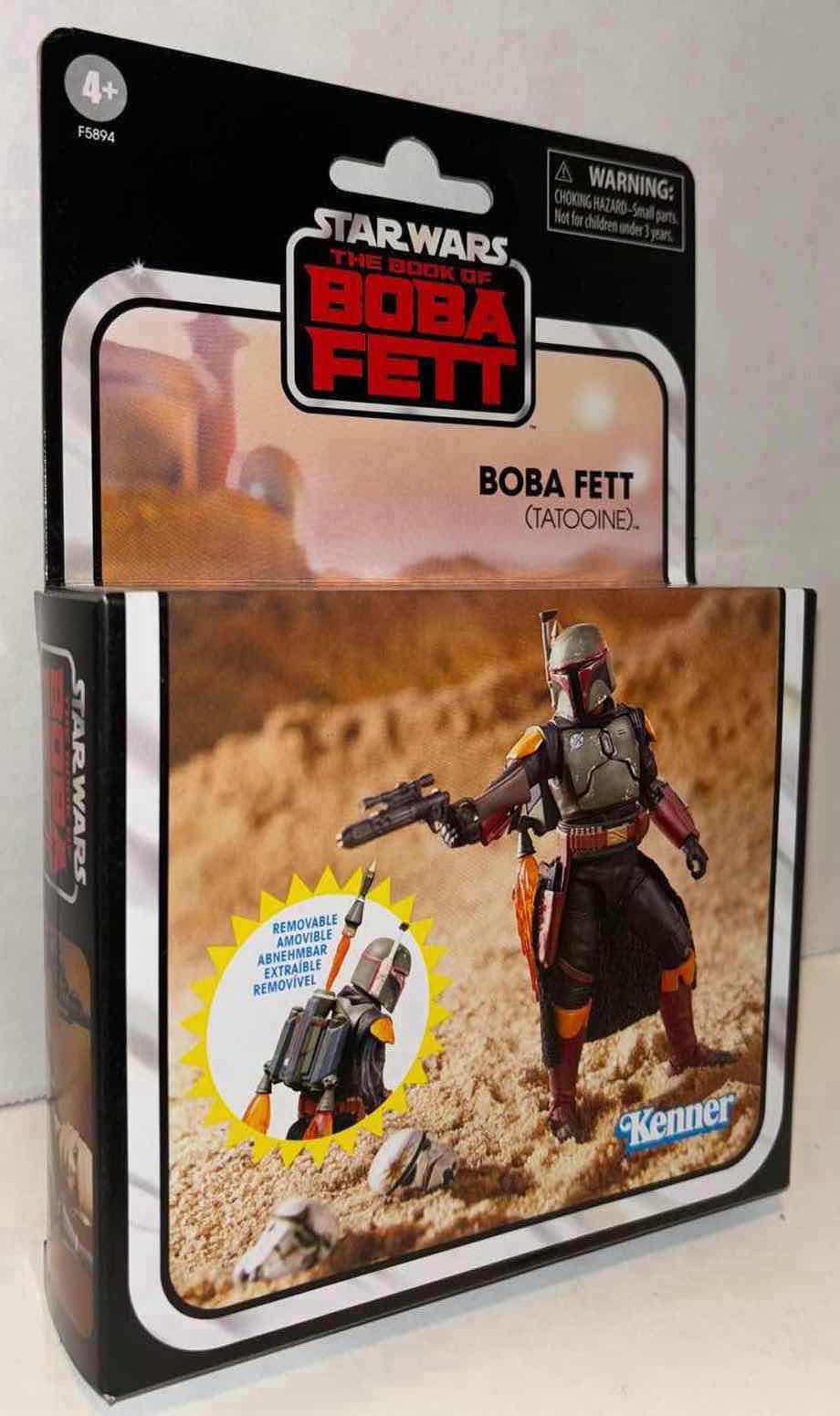 Photo 1 of NEW HASBRO KENNER STAR WARS THE VINTAGE COLLECTION ACTION FIGURE & ACCESSORIES, THE BOOK OF BOBA FETT “BOBA FETT (TATOOINE)”