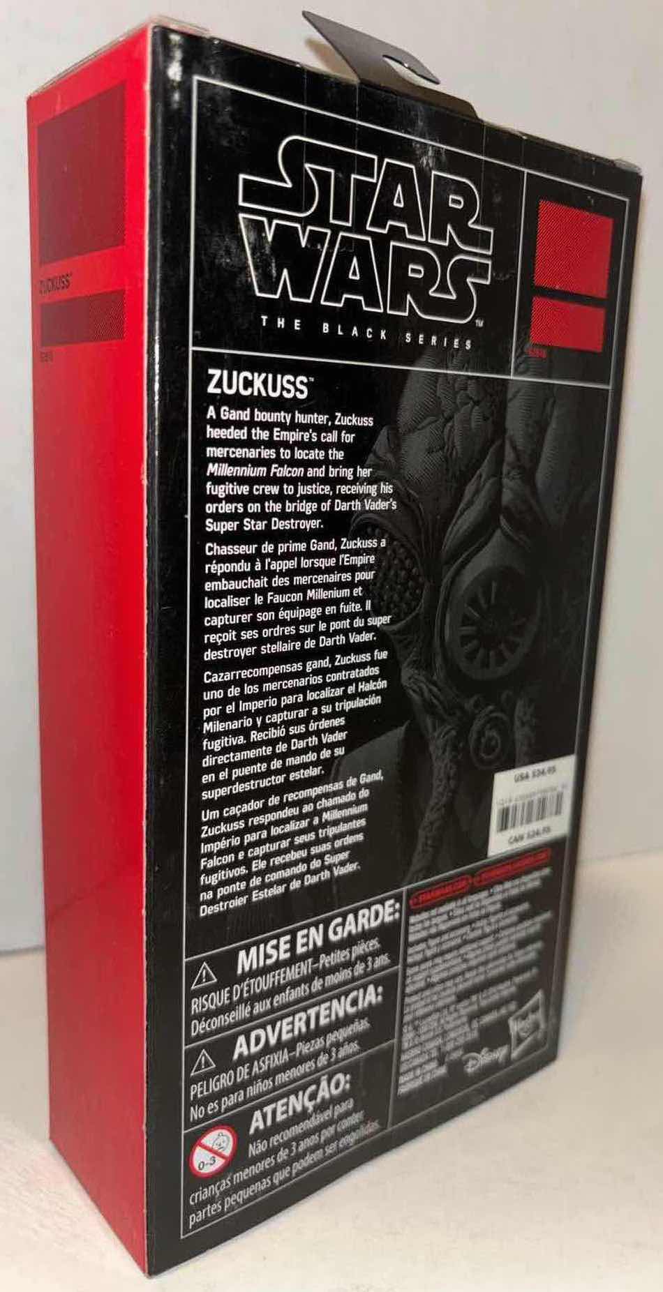 Photo 1 of NEW HASBRO 2018 STAR WARS THE BLACK SERIES ACTION FIGURE & ACCESSORIES, “ZUCKUSS”