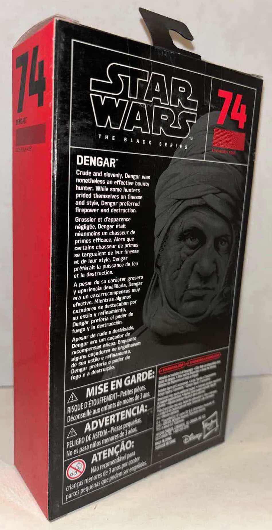 Photo 1 of NEW HASBRO 2018 STAR WARS THE BLACK SERIES ACTION FIGURE & ACCESSORIES, #74 “DENGAR”