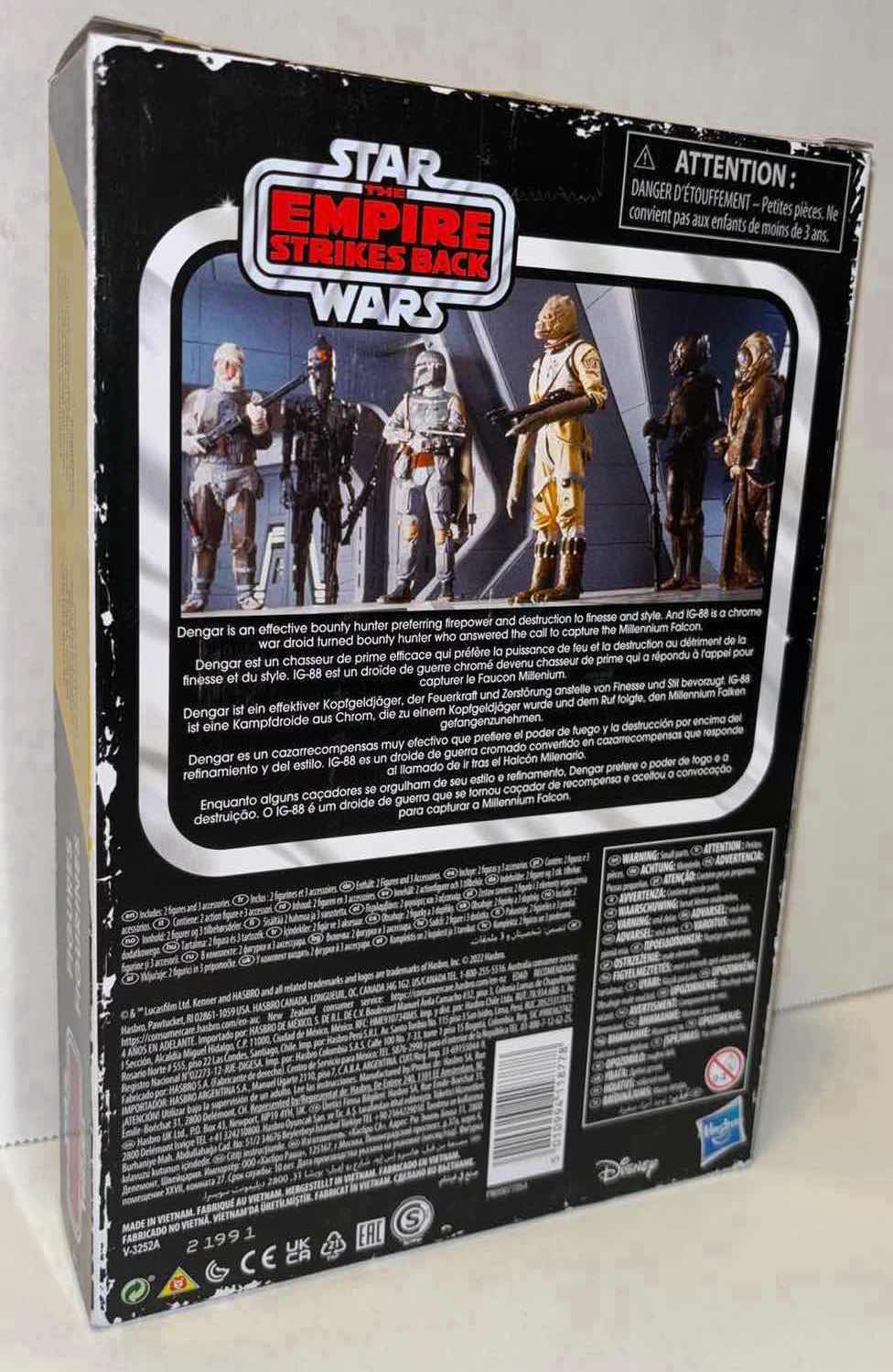 Photo 1 of NEW HASBRO KENNER STAR WARS THE EMPIRE STRIKES BACK RETRO COLLECTION SPECIAL 2-PACK ACTION FIGURES “DENGAR & IG-88”