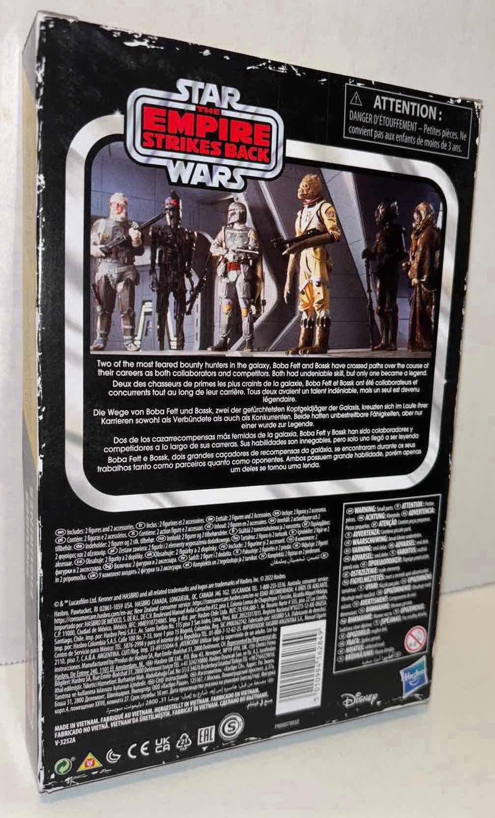 Photo 1 of NEW HASBRO KENNER STAR WARS THE EMPIRE STRIKES BACK RETRO COLLECTION SPECIAL 2-PACK ACTION FIGURES “BOBA FETT & BOSSK”