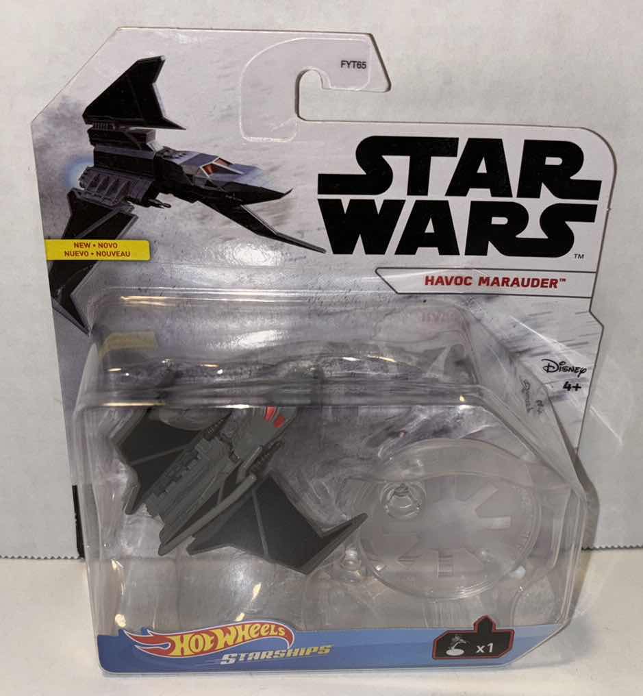 Photo 1 of NEW MATTEL HOT WHEELS STAR WARS STARSHIPS DIE-CAST VEHICLE, “HAVOC MARAUDER”