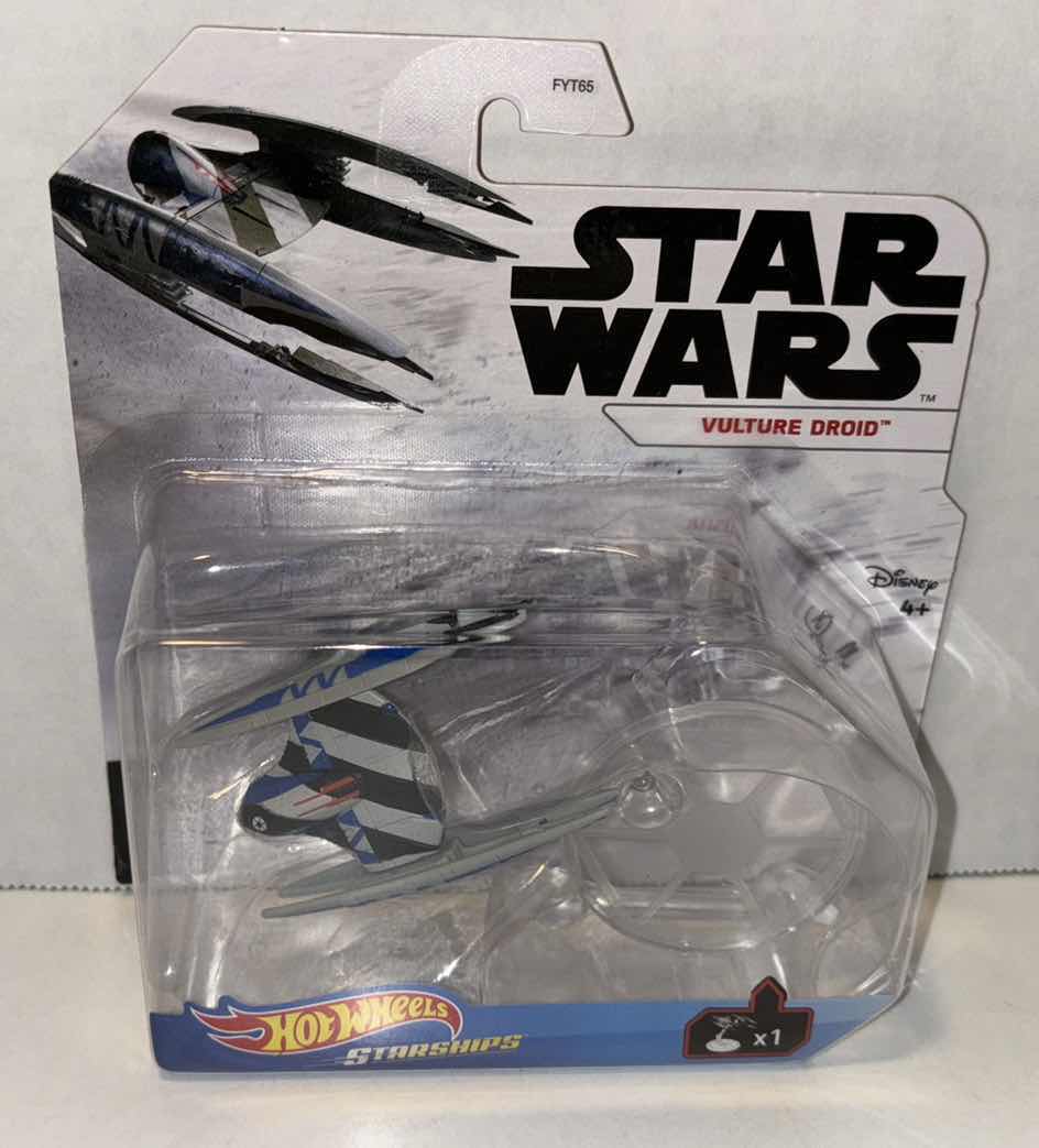 Photo 1 of NEW MATTEL HOT WHEELS STAR WARS STARSHIPS DIE-CAST VEHICLE, “VULTURE DROID”