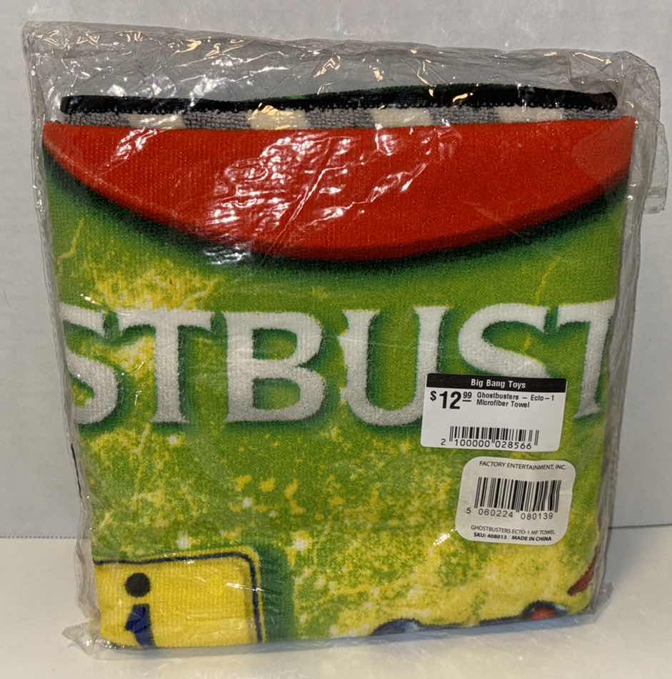 Photo 1 of NEW FACTORY ENTERTAINMENT GHOSTBUSTERS “ECTO-1” 36” x 24” MICROFIBER TOWEL
