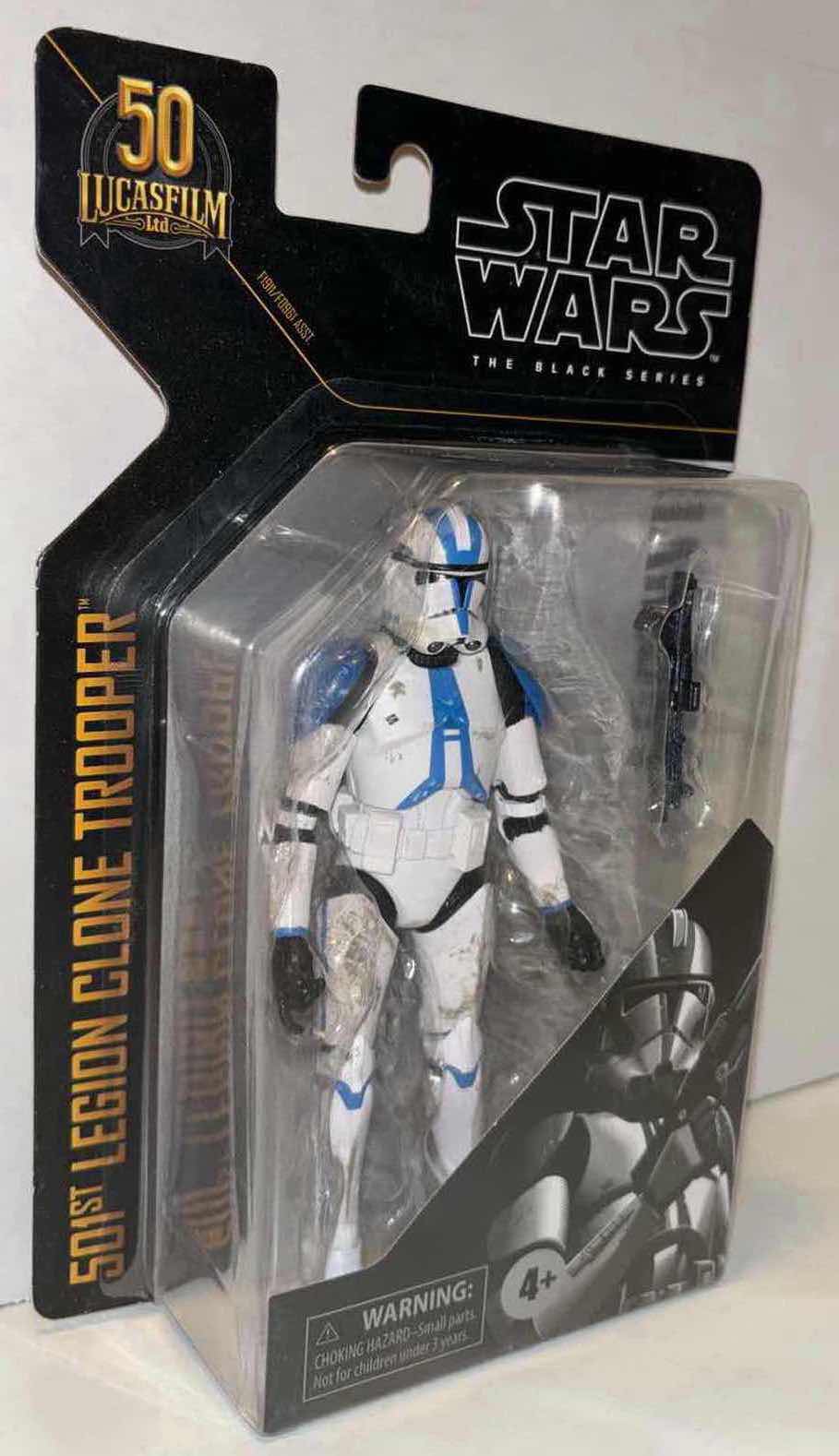 Photo 1 of NEW HASBRO STAR WARS 50TH ANNIVERSARY THE BLACK SERIES ACTION FIGURE & ACCESSORIES “501ST LEGION CLONE TROOPER”