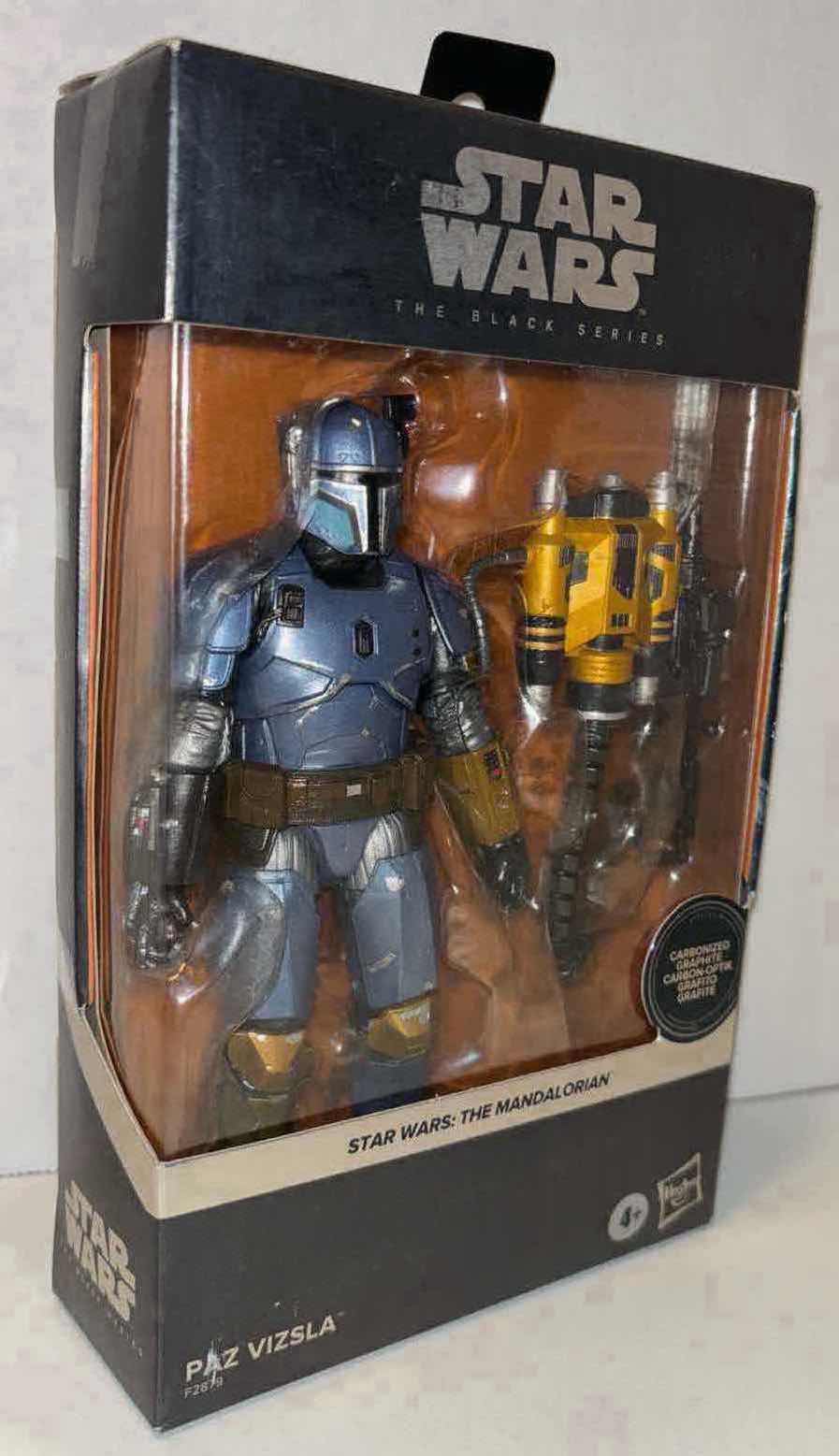 Photo 1 of NEW HASBRO STAR WARS THE BLACK SERIES ACTION FIGURE & ACCESSORIES, CARBONIZED GRAPHITE STAR WARS: THE MANDALORIAN “PAZ VIZSLA”