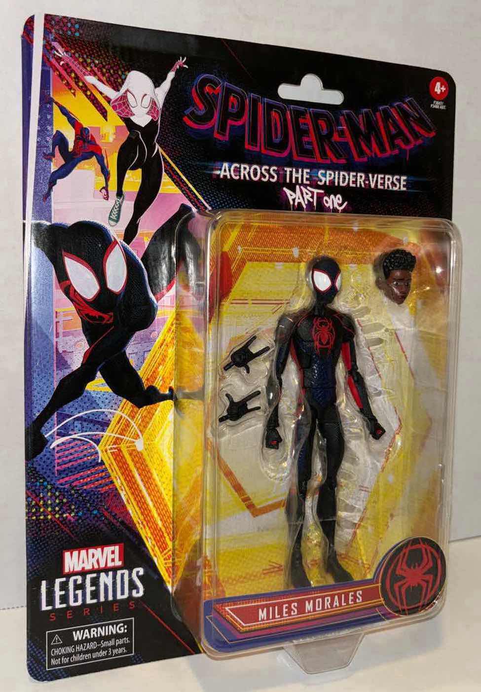 Photo 1 of $36 NEW HASBRO MARVEL LEGENDS SERIES ACTION FIGURE & ACCESSORIES, SPIDER-MAN ACROSS THE SPIDER-VERSE PART ONE “MILES MORALES”
