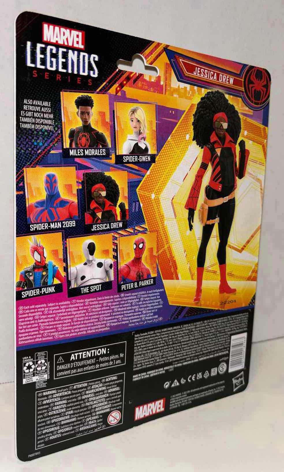 Photo 1 of NEW HASBRO MARVEL LEGENDS SERIES ACTION FIGURE & ACCESSORIES, SPIDER-MAN ACROSS THE SPIDER-VERSE PART ONE “JESSICA DREW”