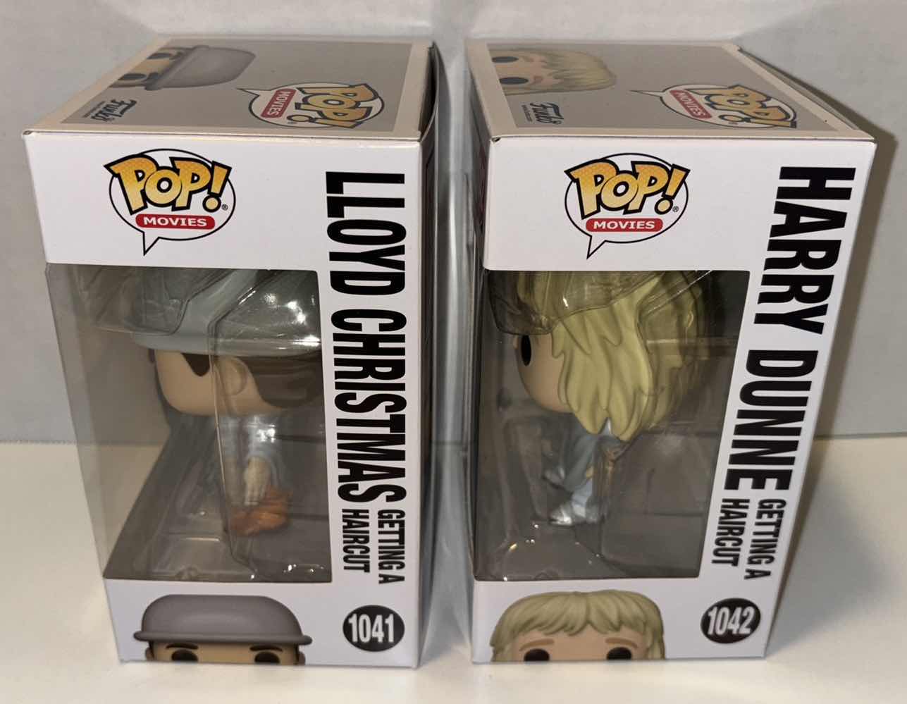 Photo 1 of NEW FUNKO POP! MOVIES VINYL FIGURE, 2-PACK DUMB & DUMBER #1041 LLOYD CHRISTMAS GETTING A HAIRCUT & #1042 HARRY DUNNE GETTING A HAIRCUT