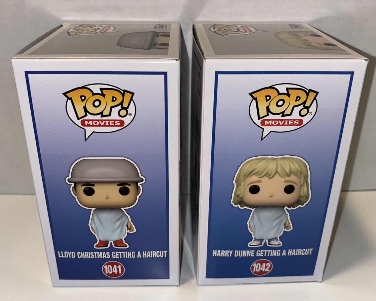 Photo 1 of NEW FUNKO POP! MOVIES VINYL FIGURE, 2-PACK DUMB & DUMBER #1041 LLOYD CHRISTMAS GETTING A HAIRCUT & #1042 HARRY DUNNE GETTING A HAIRCUT