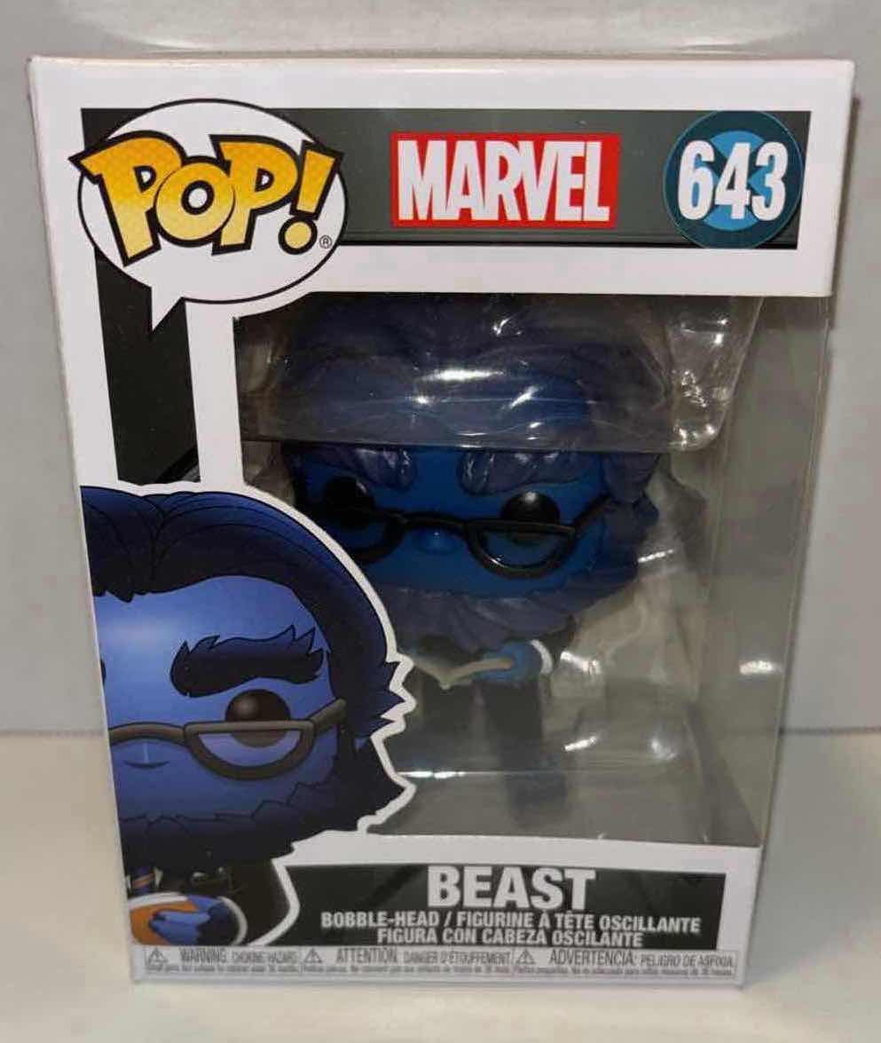 Photo 1 of NEW FUNKO POP! MARVEL BOBBLE-HEAD VINYL FIGURE, #643 BEAST