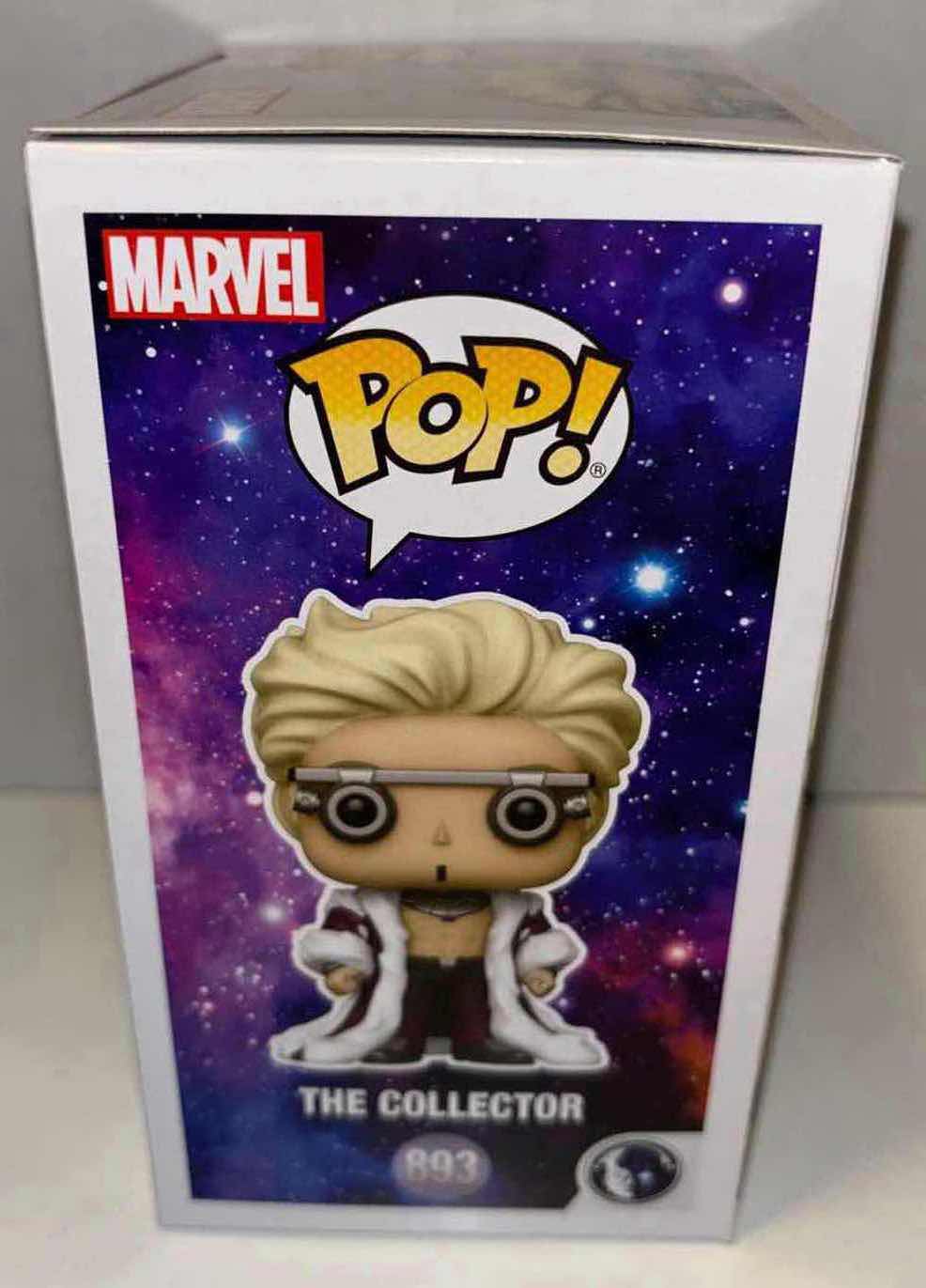 Photo 1 of NEW FUNKO POP! MARVEL STUDIOS WHAT IF…? BOBBLE-HEAD VINYL FIGURE, #893 THE COLLECTOR (EXCLUSIVE MARVEL COLLECTOR CORPS)
