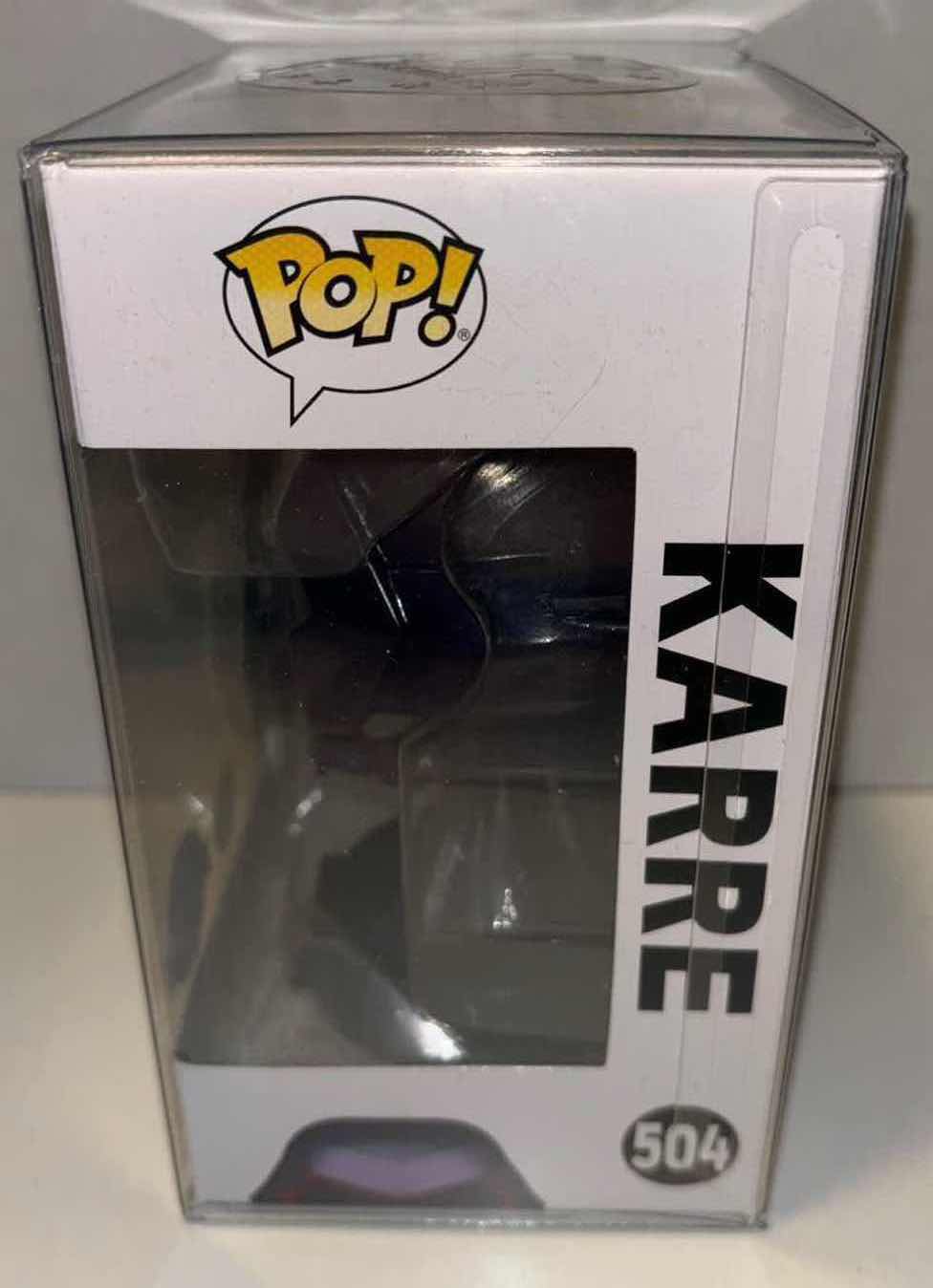 Photo 1 of NEW FUNKO POP! STAR WARS SPECIAL EDITION GLOW IN THE DARK BOBBLE-HEAD VINYL FIGURE, #504 KARRE IN CLEAR PLASTIC PROTECTIVE CASE