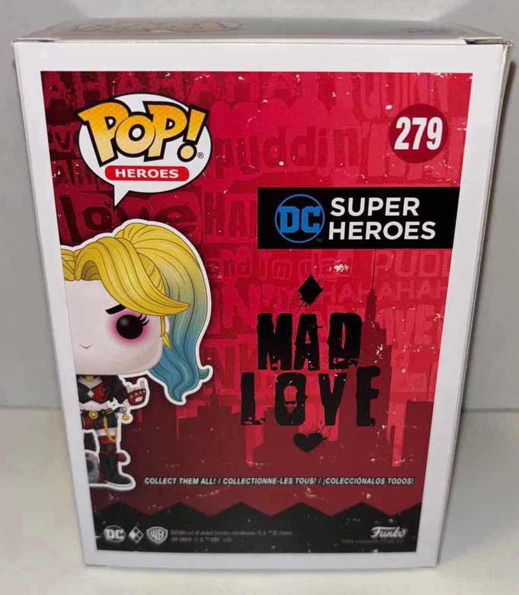 Photo 5 of NEW FUNKO POP! HEROES DC SUPER HEROES VINYL FIGURE, #279 HARLEY QUINN (PX PREVIEWS EXCLUSIVE)