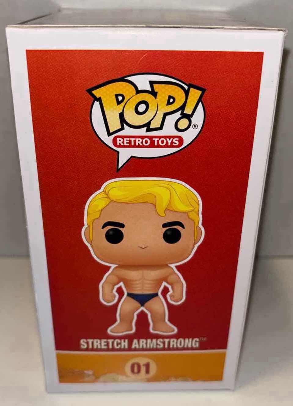 Photo 3 of NEW FUNKO POP! RETRO TOYS STRETCH ARMSTRONG VINYL FIGURE, #01 STRETCH ARMSTRONG