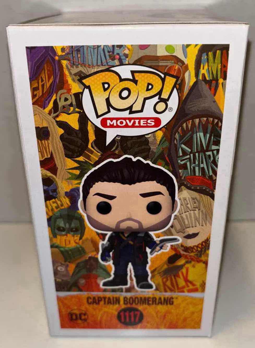Photo 1 of NEW FUNKO POP! MOVIES DC THE SUICIDE SQUAD WALMART EXCLUSIVE VINYL FIGURE, #1117 CAPTAIN BOOMERANG