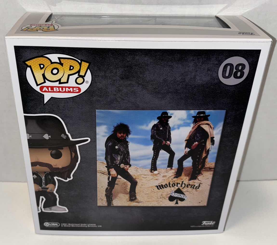 Photo 1 of NEW FUNKO POP! ALBUMS VINYL FIGURE, MOTÖRHEAD #08 ACE OF SPADES