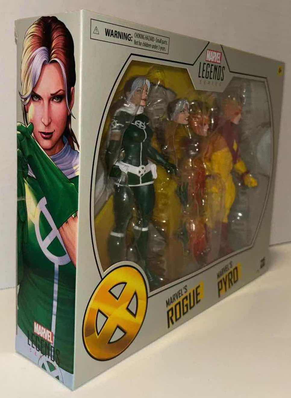 Photo 1 of NEW HASBRO MARVEL LEGENDS SERIES 2-PACK ACTION FIGURE & ACCESSORIES SET, “MARVEL’S ROGUE & MARVEL’S PYRO”