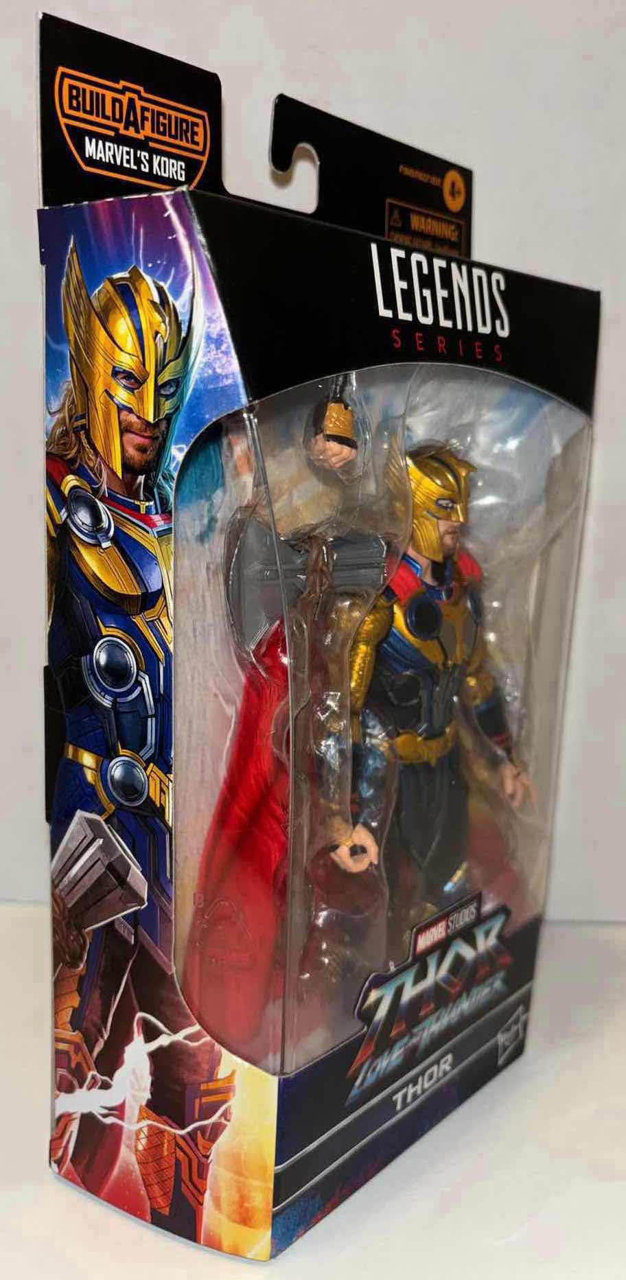 Photo 1 of NEW HASBRO MARVEL STUDIOS LEGENDS SERIES THOR LOVE AND THUNDER ACTION FIGURE & ACCESSORIES, “THOR”