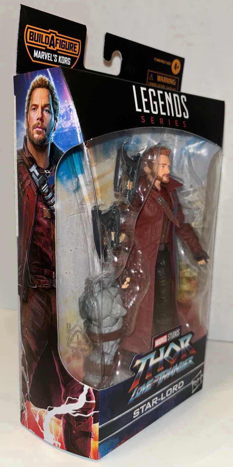 Photo 1 of NEW HASBRO MARVEL STUDIOS LEGENDS SERIES THOR LOVE AND THUNDER ACTION FIGURE & ACCESSORIES, “STAR-LORD”