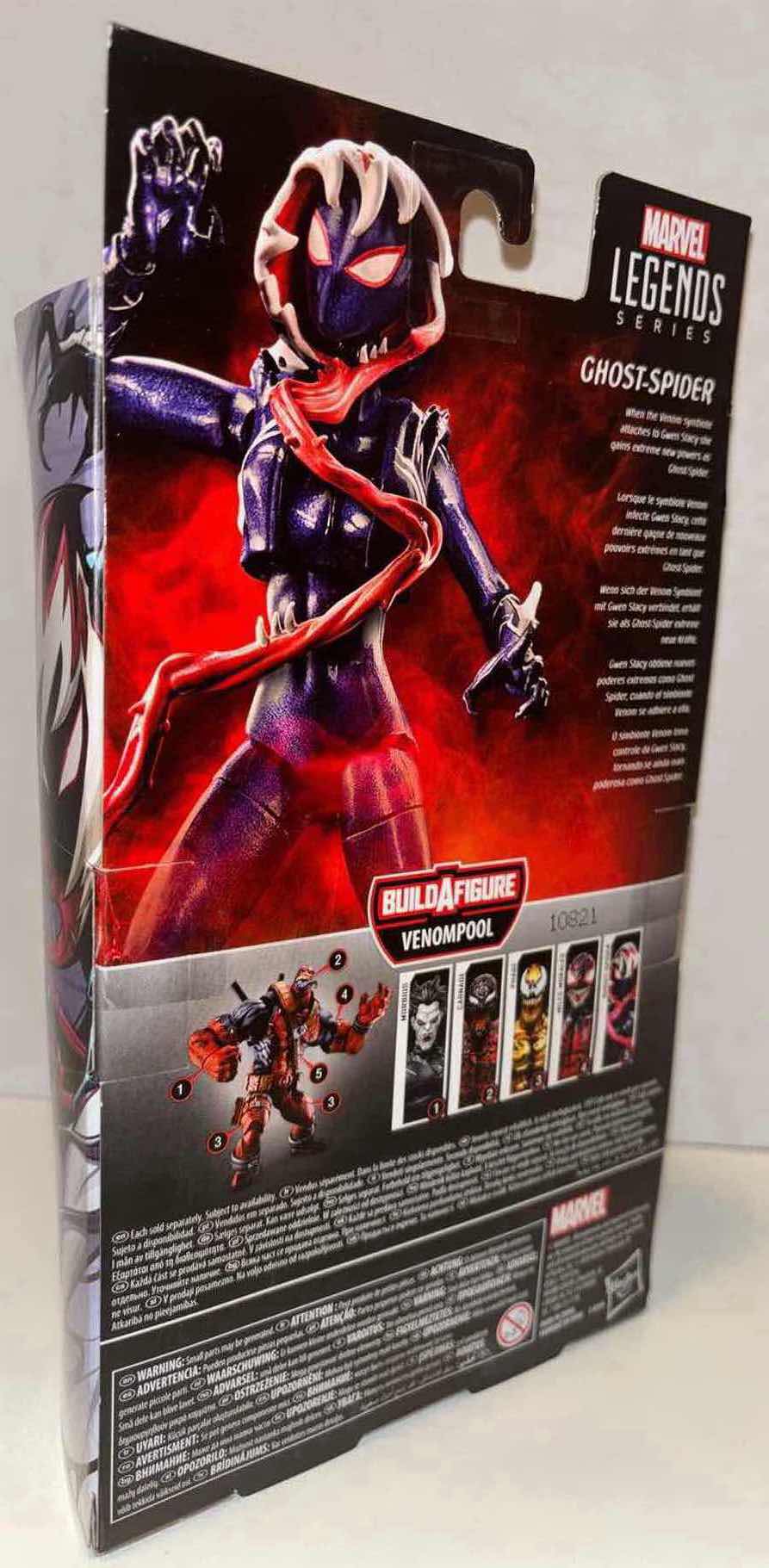 Photo 1 of NEW HASBRO MARVEL LEGENDS SERIES ACTION FIGURE & ACCESSORIES, SPIDER-MAN MAXIMUM VENOM “GHOST-SPIDER”