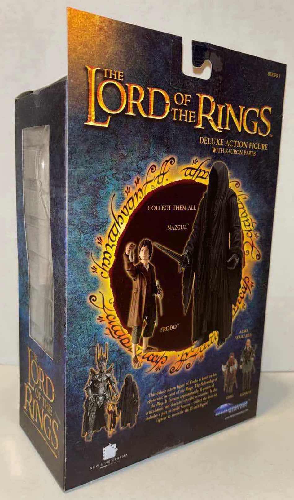 Photo 1 of NEW DIAMOND SELECT TOYS THE LORD OF THE RINGS DELUXE ACTION FIGURE W SAURON PARTS “FRODO”