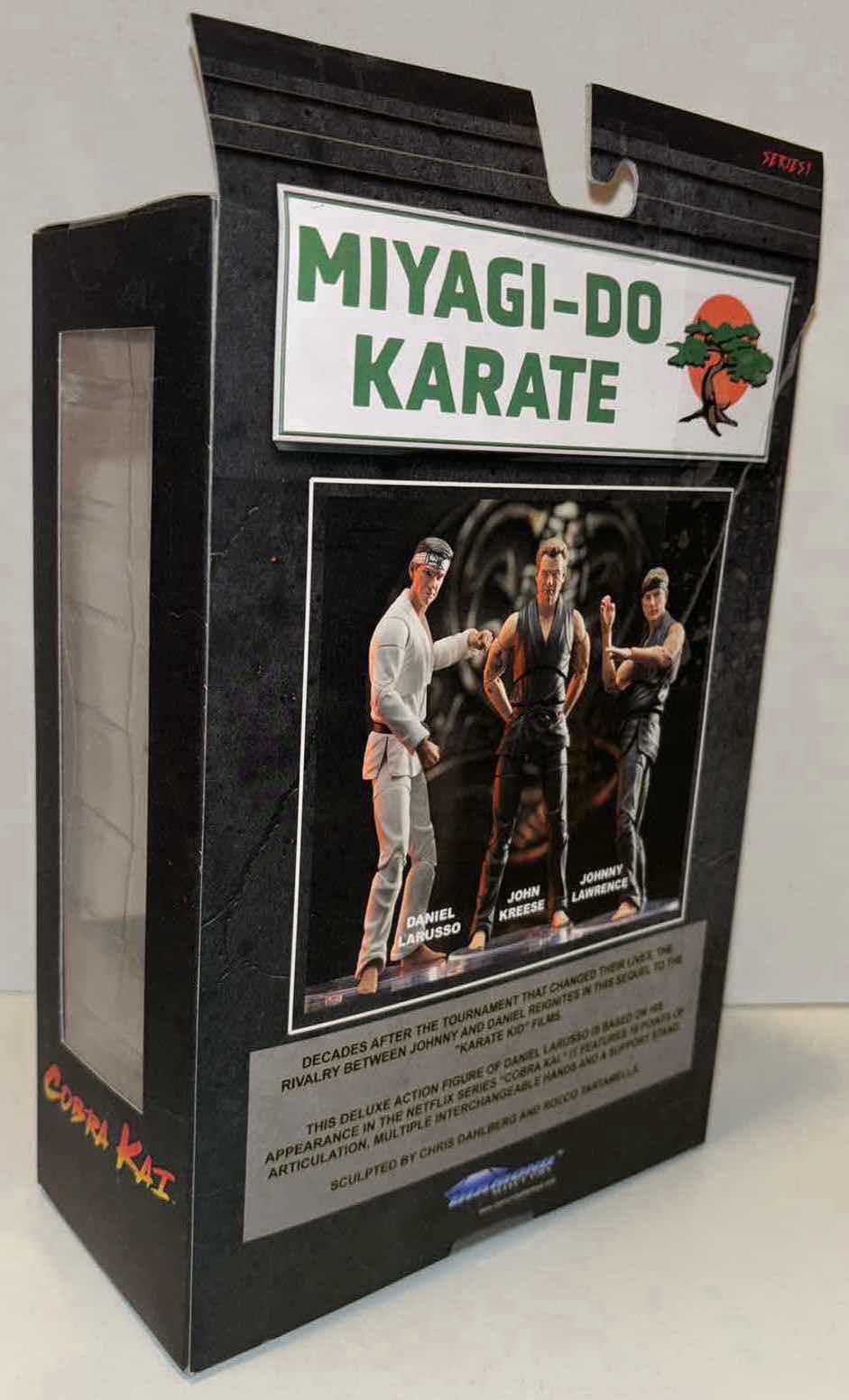 Photo 1 of NEW DIAMOND SELECTS TOYS COBRA KAI SERIES 1 ACTION FIGURE & ACCESSORIES “MIYAGI-DO KARATE DANIEL LARUSSO”