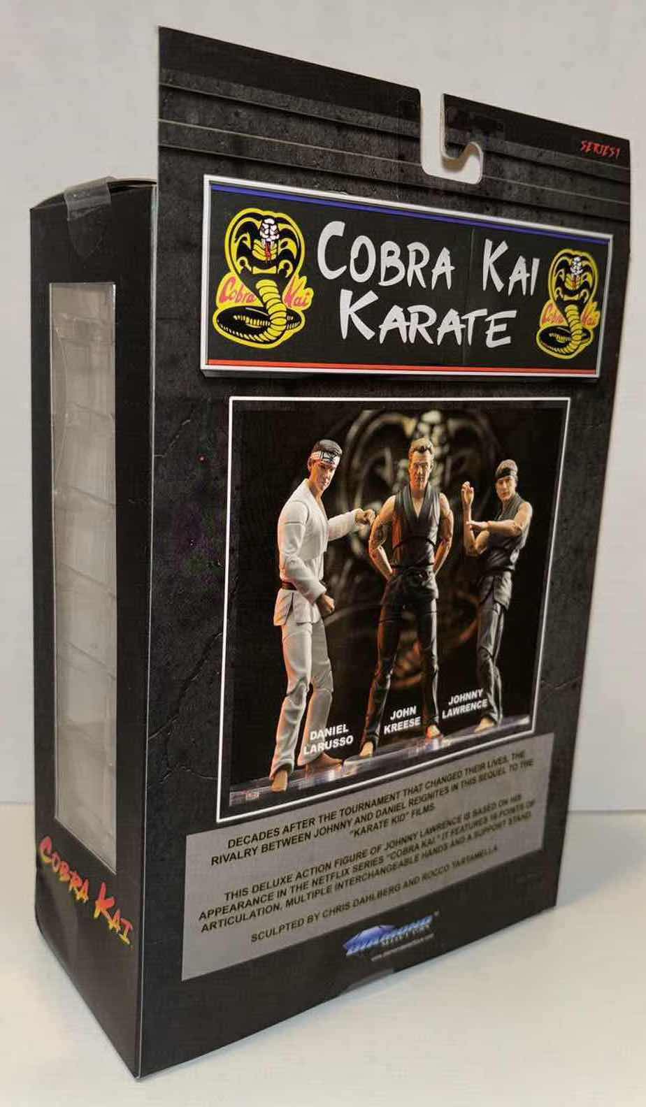 Photo 1 of NEW DIAMOND SELECTS TOYS COBRA KAI SERIES 1 ACTION FIGURE & ACCESSORIES “JOHNNY LAWRENCE”