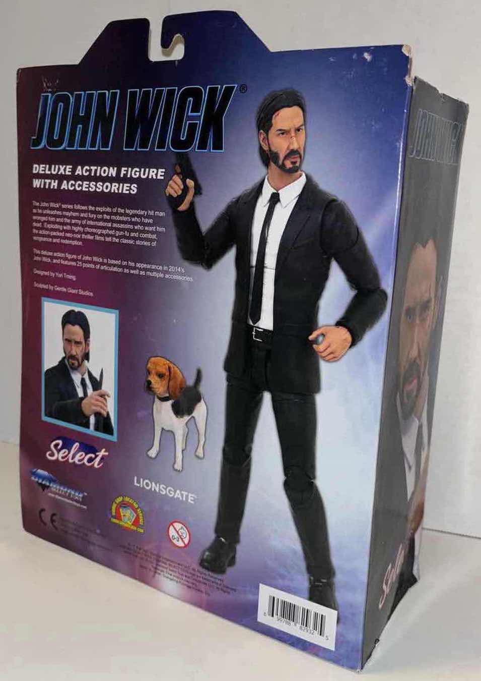Photo 1 of NEW DIAMOND SELECT TOYS JOHN WICK DELUXE ACTION FIGURE W ACCESSORIES “JOHN WICK SELECT”