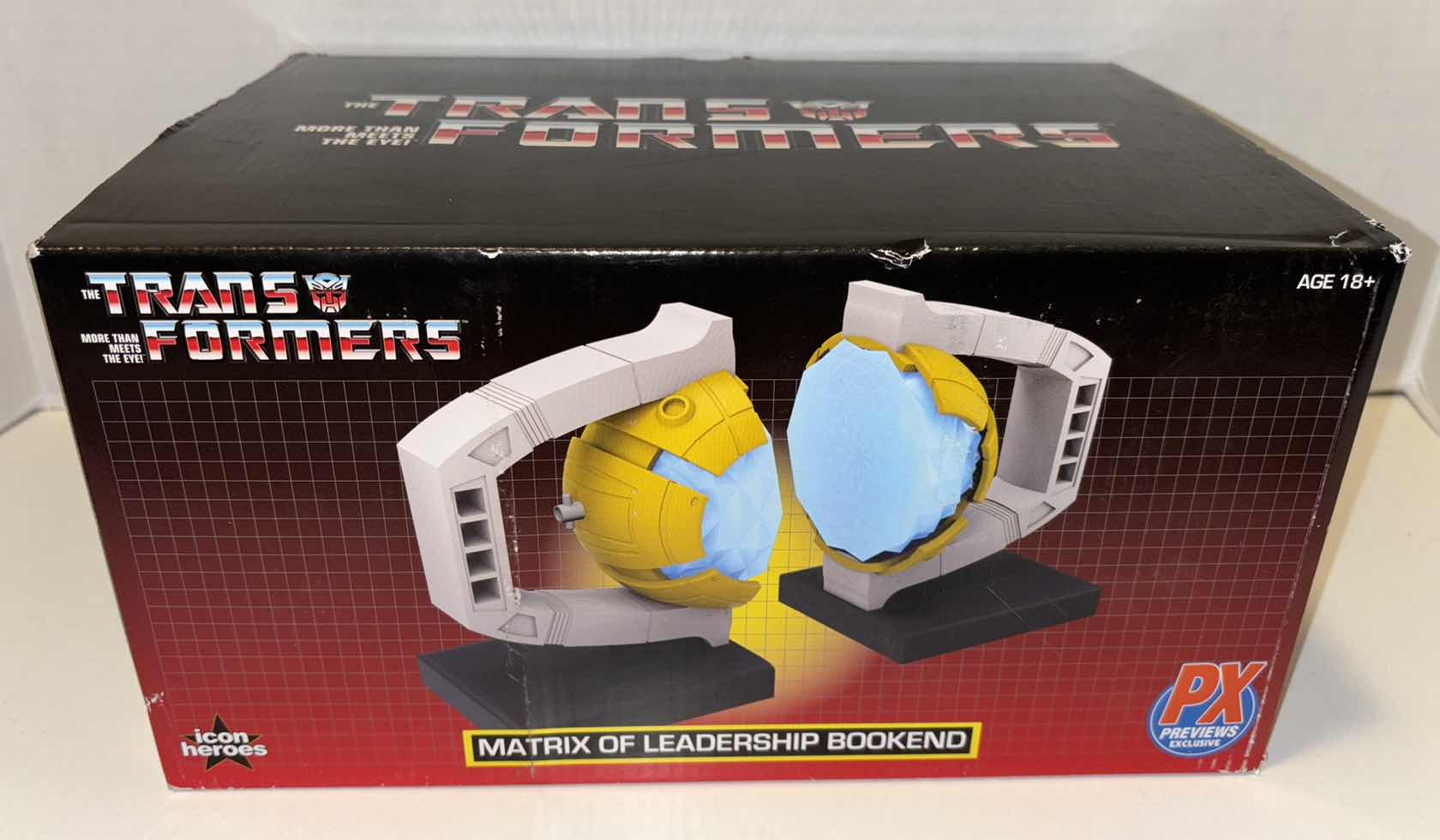 Photo 1 of $70 NEW ICON HEROES THE TRANSFORMERS LIMITED EDITION  MATRIX OF LEADERSHIP BOOKEND (#1246 OF 2000)