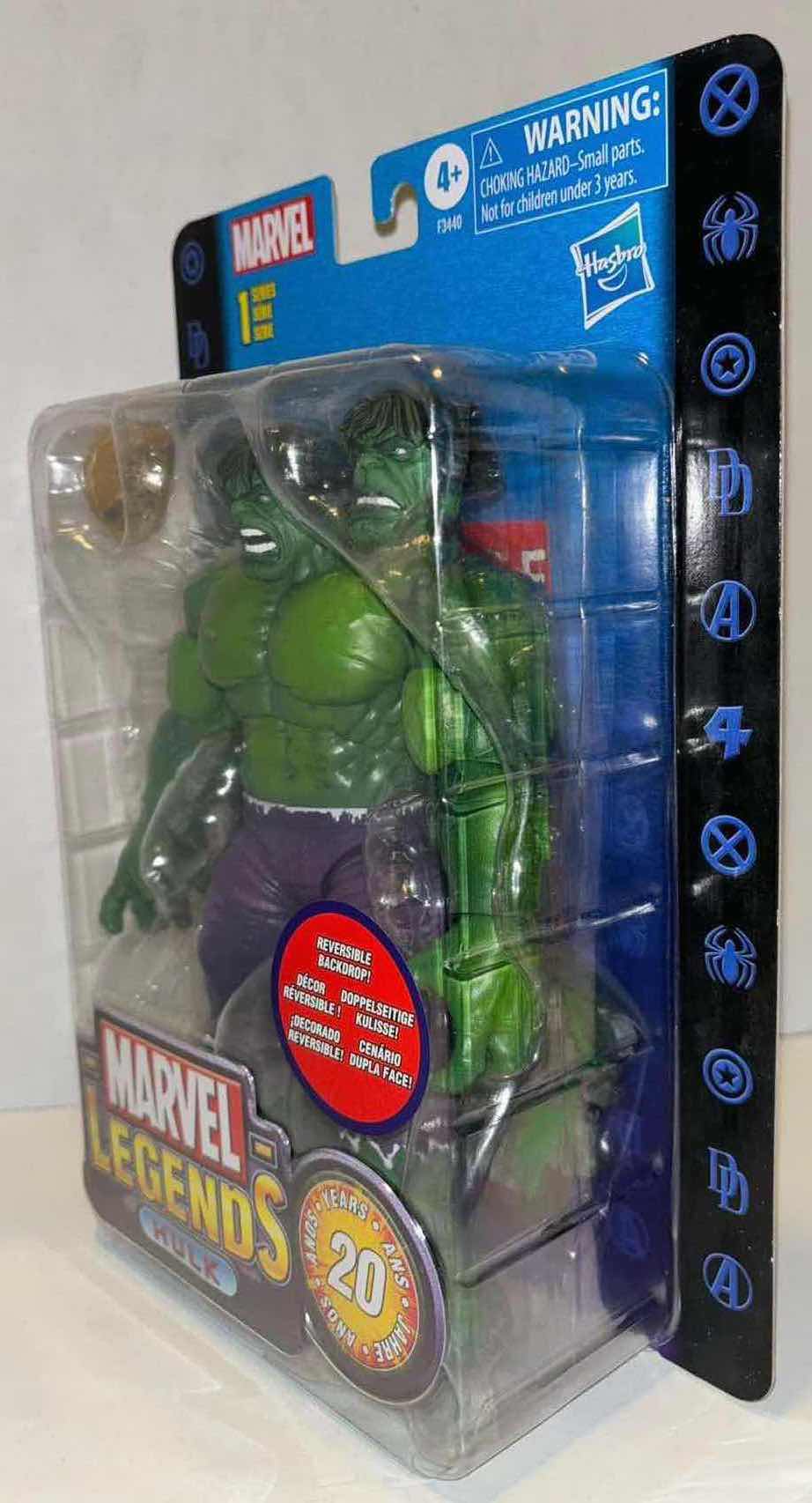 Photo 1 of NEW HASBRO MARVEL LEGENDS 20 YEAR ANNIVERSARY SERIES 1 “HULK” ACTION FIGURE & ACCESSORIES
