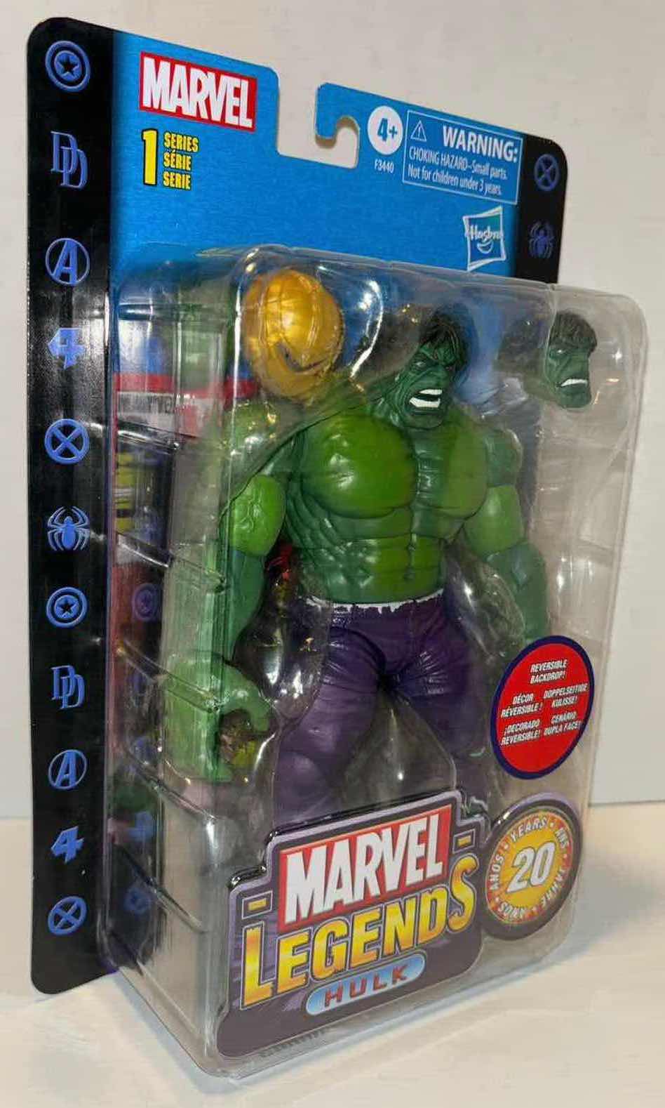 Photo 1 of NEW HASBRO MARVEL LEGENDS 20 YEAR ANNIVERSARY SERIES 1 “HULK” ACTION FIGURE & ACCESSORIES