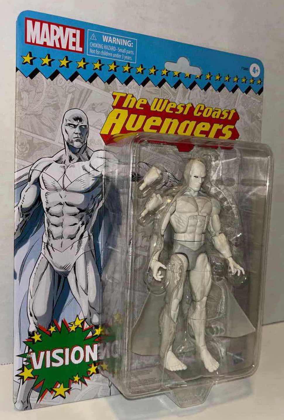 Photo 1 of NEW HASBRO MARVEL LEGENDS RETRO 6” ACTION FIGURE, THE WEST COAST AVENGERS “THE VISION”
