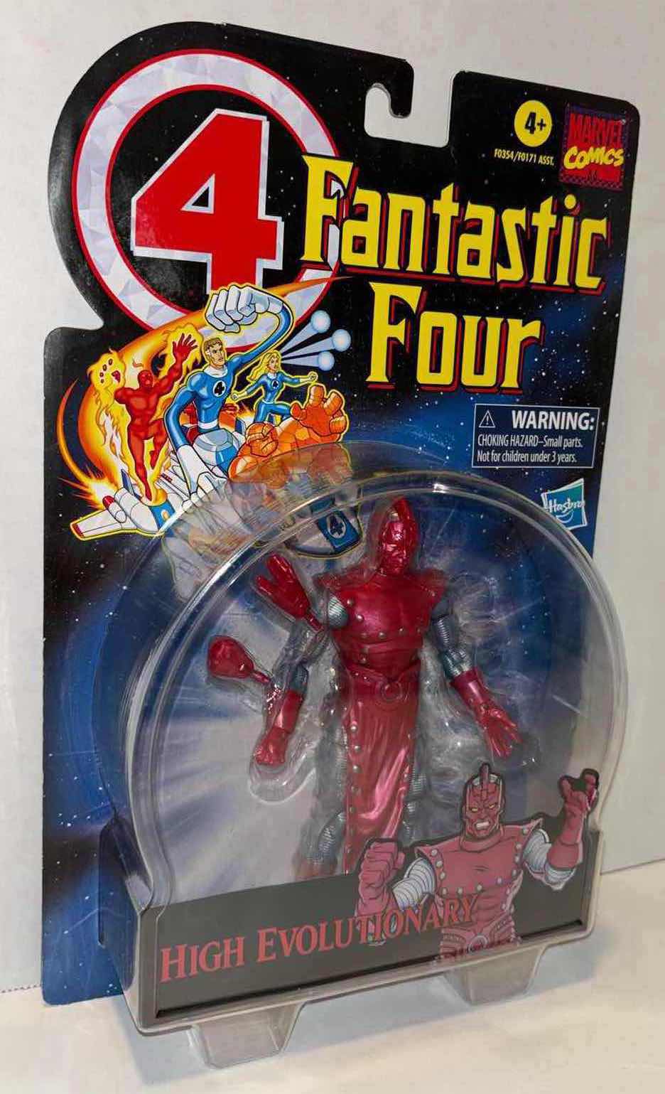Photo 1 of NEW HASBRO MARVEL COMICS RETRO FANTASTIC FOUR ACTION FIGURE & ACCESSORIES “HIGH EVOLUTIONARY”